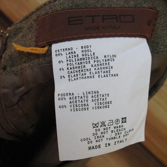 Etro Wool Cashmere Skirt - Picture 7 of 7